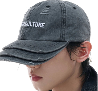 Design Damaged Burrs Sun Hat