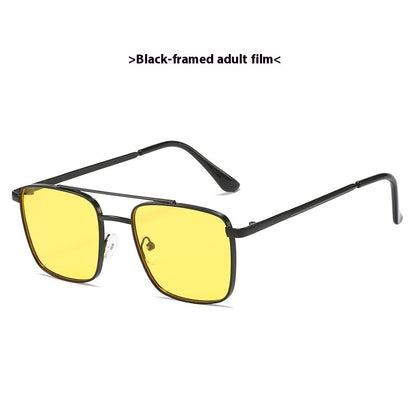 Men's Square Metal UV-proof Sunglasses