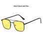 Men's Square Metal UV-proof Sunglasses