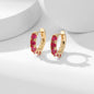 Copper Micro Inlaid Zircon Thickened Color Retention Ear Clip