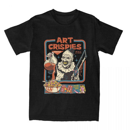 Art Crispies Scary Clown Shirt Solid Color