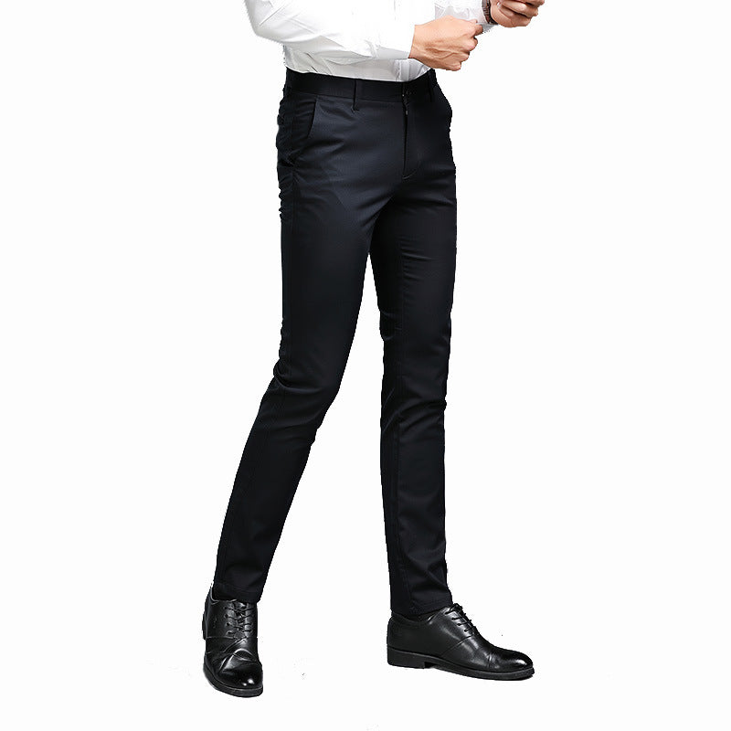 Men's Casual Pants Business Non-ironing Slim Fit