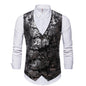 Men's New Clothes Bronzing Corduroy Vest