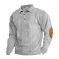 American Men's T-shirt Spring And Autumn Long Sleeve Corduroy