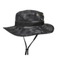 Camouflage Boonie Hat Round Edge Sun-proof Bucket Hat