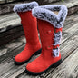 Women's Autumn And Winter Rabbit Fur Thick Velvet Thick Snow Boots