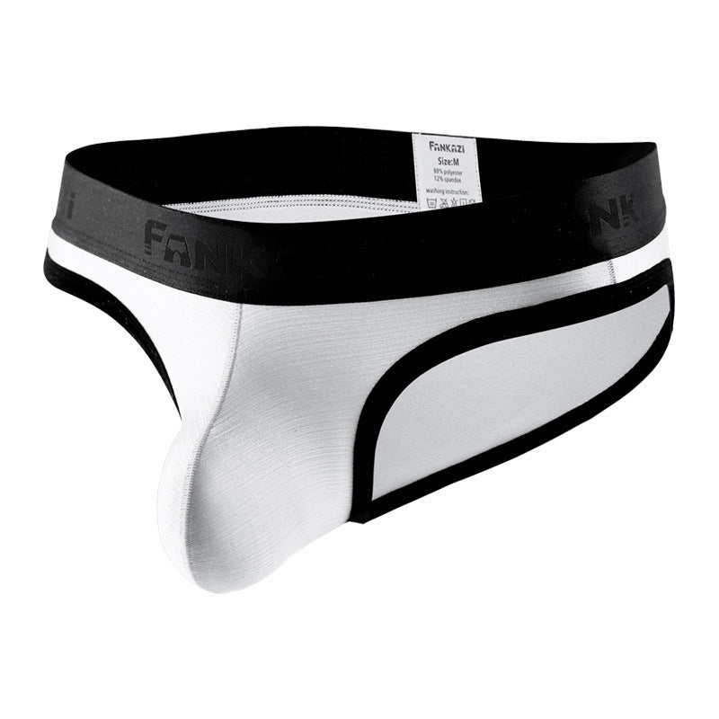 Men's Underwear Brushed Triangle Japanese Style Simple U Convex Breathable