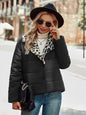 Women's Casual Polo Collar Suit Cotton-padded Coat
