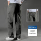 Men's Overalls Cotton Loose Casual Pants Straight Trousers