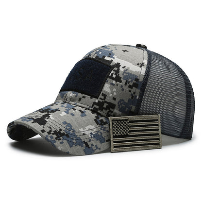 Tear Mark Velcro Outdoor Sun Protection Tactical Camouflage Baseball Hat