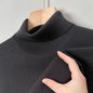 Non-scratchy Thermal Turtleneck Woolen Sweater Men's Thickened Solid Color Minimalist Long Sleeve