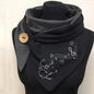 Cotton Malaysia Thermal Button Headband Scarf