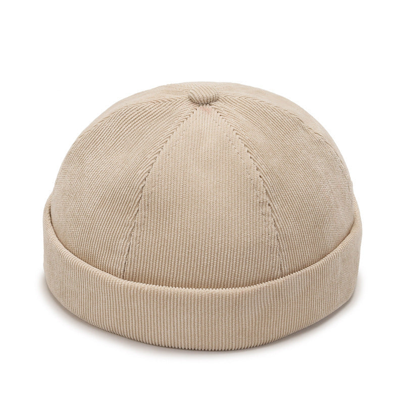 Skullcap Japanese Style Beanie Chinese Landlord Hat Men's Casual Outdoor Personality Hat