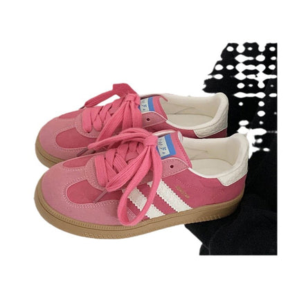 Retro Casual White Sneakers For Womenversatile And Perfect For Sports