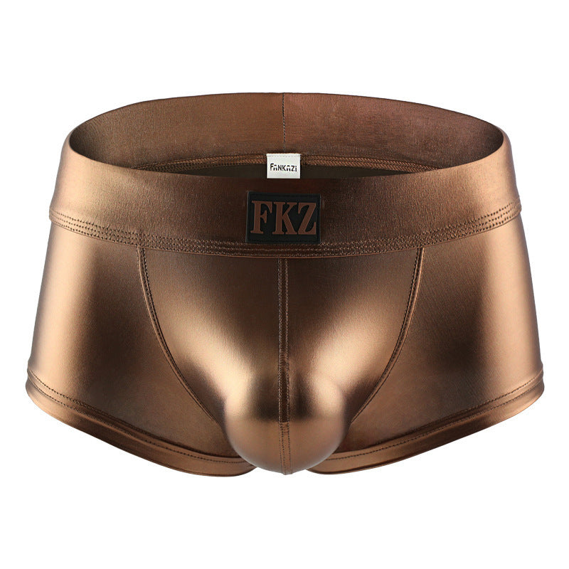 Men's Fashion Couple Underwear Bronzing Boxer