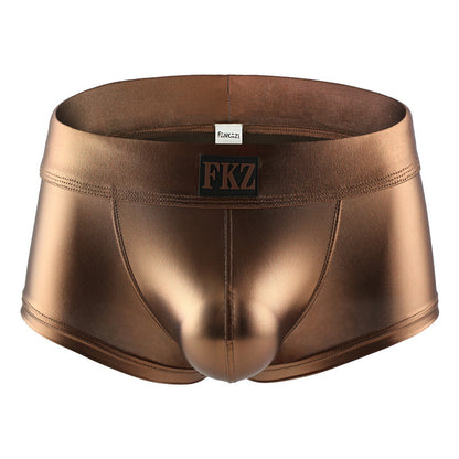 Men's Fashion Couple Underwear Bronzing Boxer