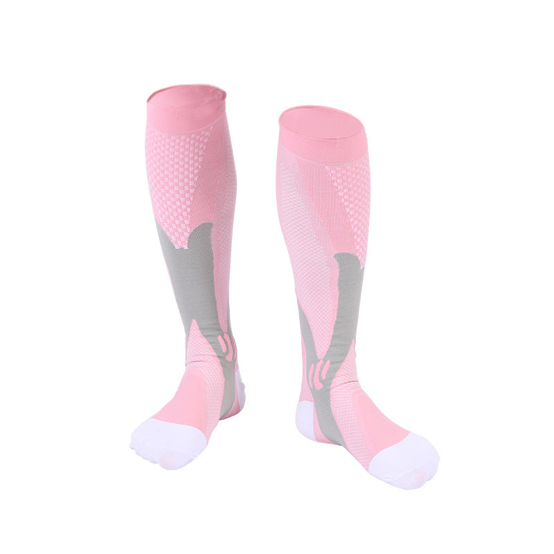 Nylon Men's And Women's Sports Muscle Strength Outdoor Football Compression Socks