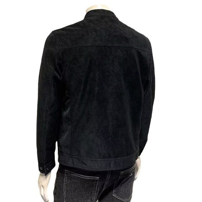 Slim Fit Men's Trendy Spring And Autumn Solid Color Handsome Casual Jacket