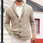 Cardigan Men's Sweater Jacket Long-sleeved Casual Men's Clothing