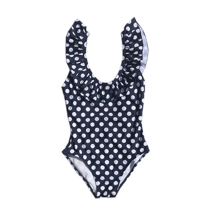 Polka dot swimsuit set
