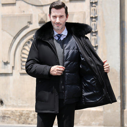 Men's Detachable Liner Mid-length Coat