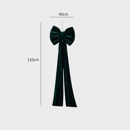 Christmas Decoration Velvet Large Bow Decoration