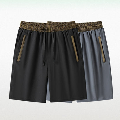 Men's Wide Waist Color Cropped Pants Casual Loose Track Pants