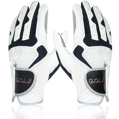 Microfiber Cloth With Non-slip Particles Breathable Golf Gloves