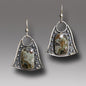 Retro Geometric Enamel Personalized Earrings