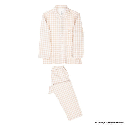 Double-layer Yarn Pajamas Without Printing