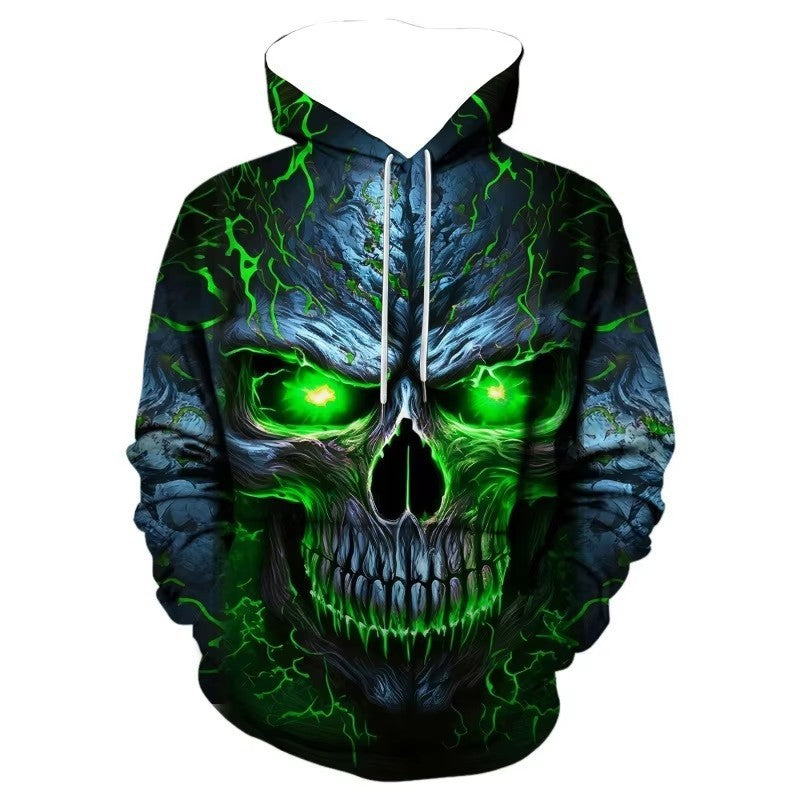 New Fashion Loose Printed Hoodie Men