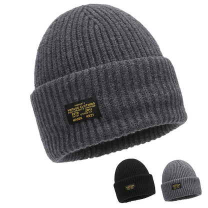 Fashion Personality Thickening Knitted Men's Hat