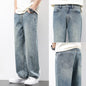 New Spring And Summer Men's Straight Loose Wide-leg Pants