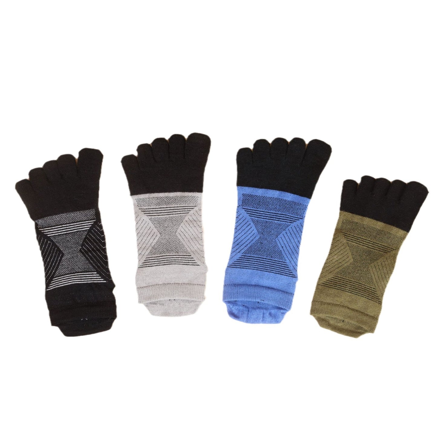 Wool Plush Toe Socks Men's Short Tube