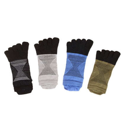 Wool Plush Toe Socks Men's Short Tube