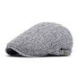 Breathable Cotton And Linen Beret Men's Retro Peaked Cap