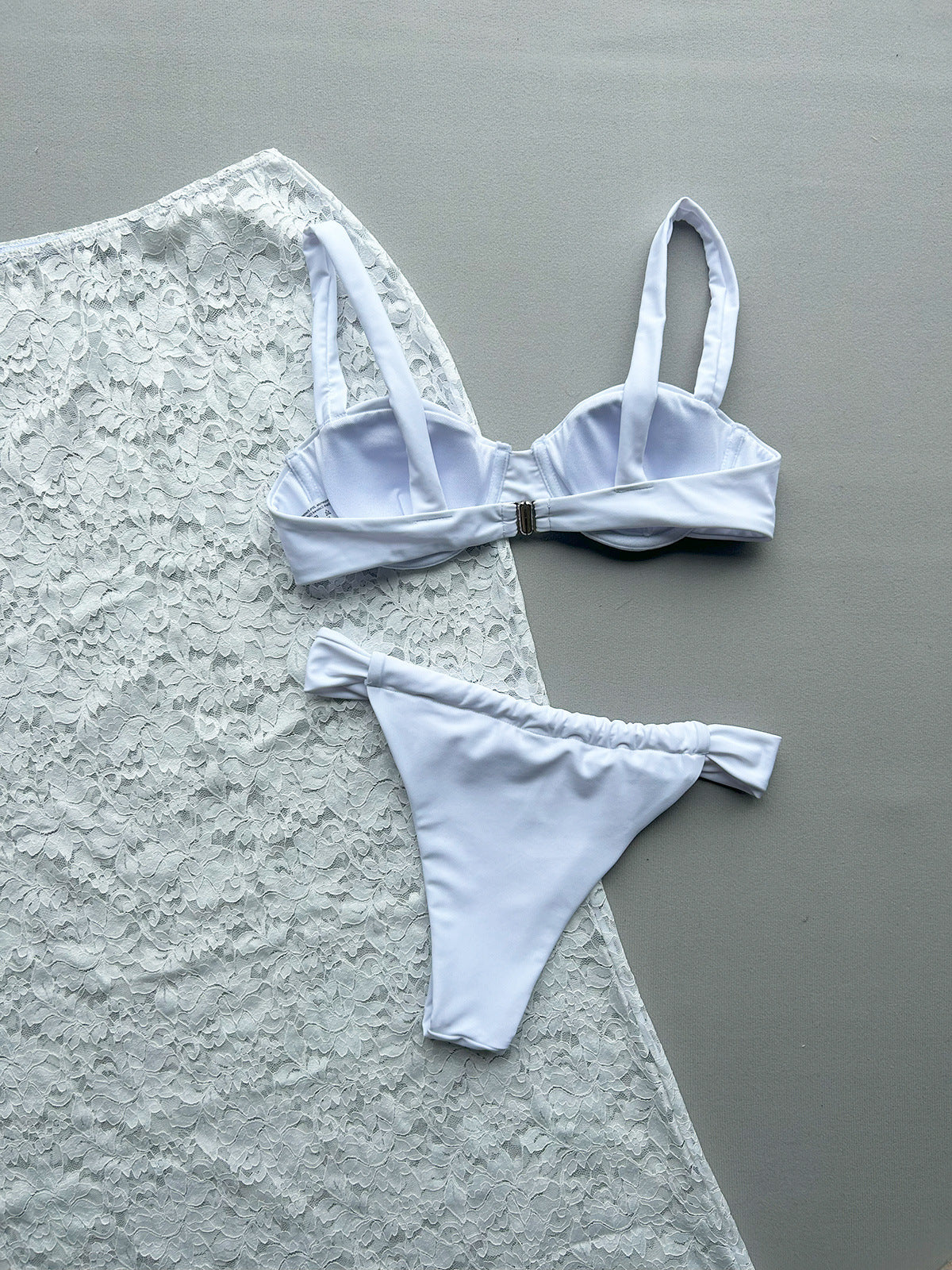 Three Piece Bikini Lace Split Women's Set