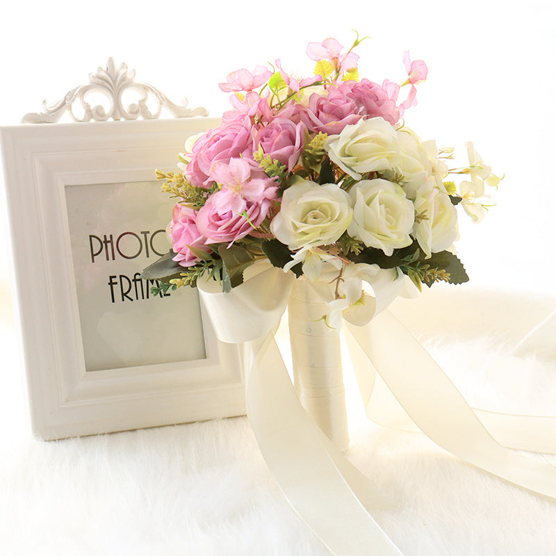 Wedding Bouquet Fake Flowers Photo Props Bouquet Simulation