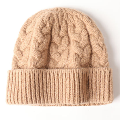 Men's And Women's Warm Thickened Men's Woolen Cap Outdoor Riding Cold-proof Ear Protection