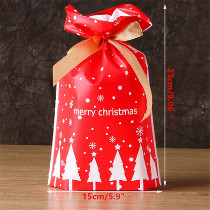 Christmas gift bag drawstring bag