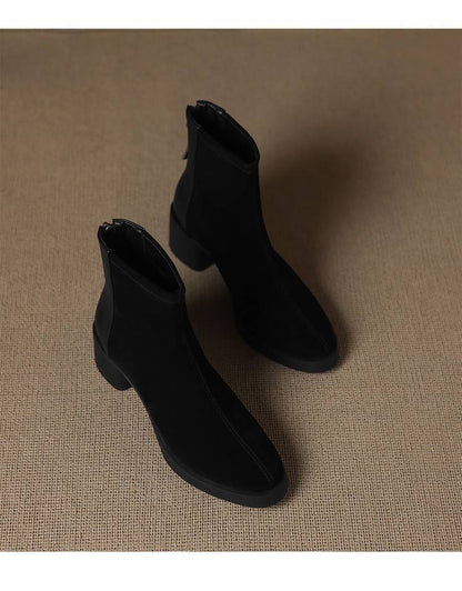 Fashion Personality Suede Booties Women