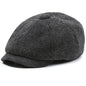 Herringbone Peaked Cap Middle-aged And Elderly Beret