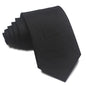 8CM Polyester Jacquard Striped Tie Men's Business Formal Red Black Blue