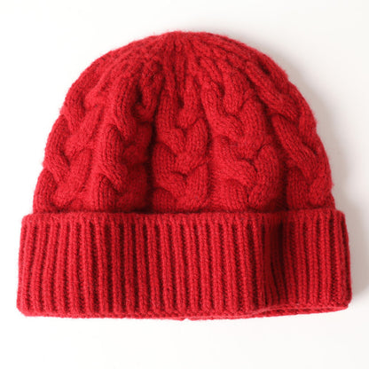 Men's And Women's Warm Thickened Men's Woolen Cap Outdoor Riding Cold-proof Ear Protection