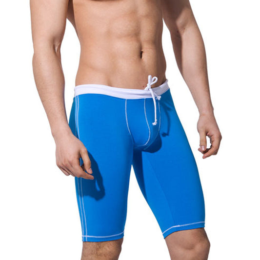 Low Waist Men's Five-point Swimming Trunks Fashion Casual Exercise Middle Pants