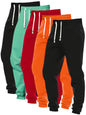 Women's Pure Color Tied Sports Trousers
