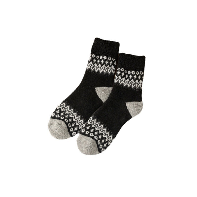 Men's And Women's British Style Extra Thick Thermal Socks