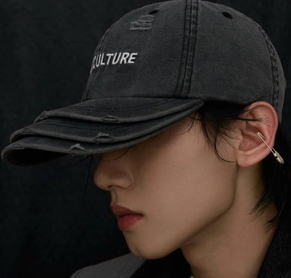 Design Damaged Burrs Sun Hat