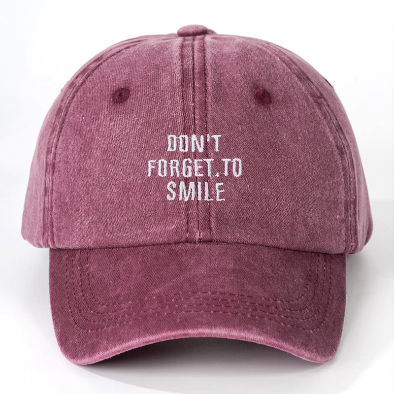 Washed Baseball For Men And Women Sun-poof Peaked Cap