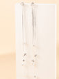 Front 2 Back 3 Strings Lucky Beads Tassel Earrings